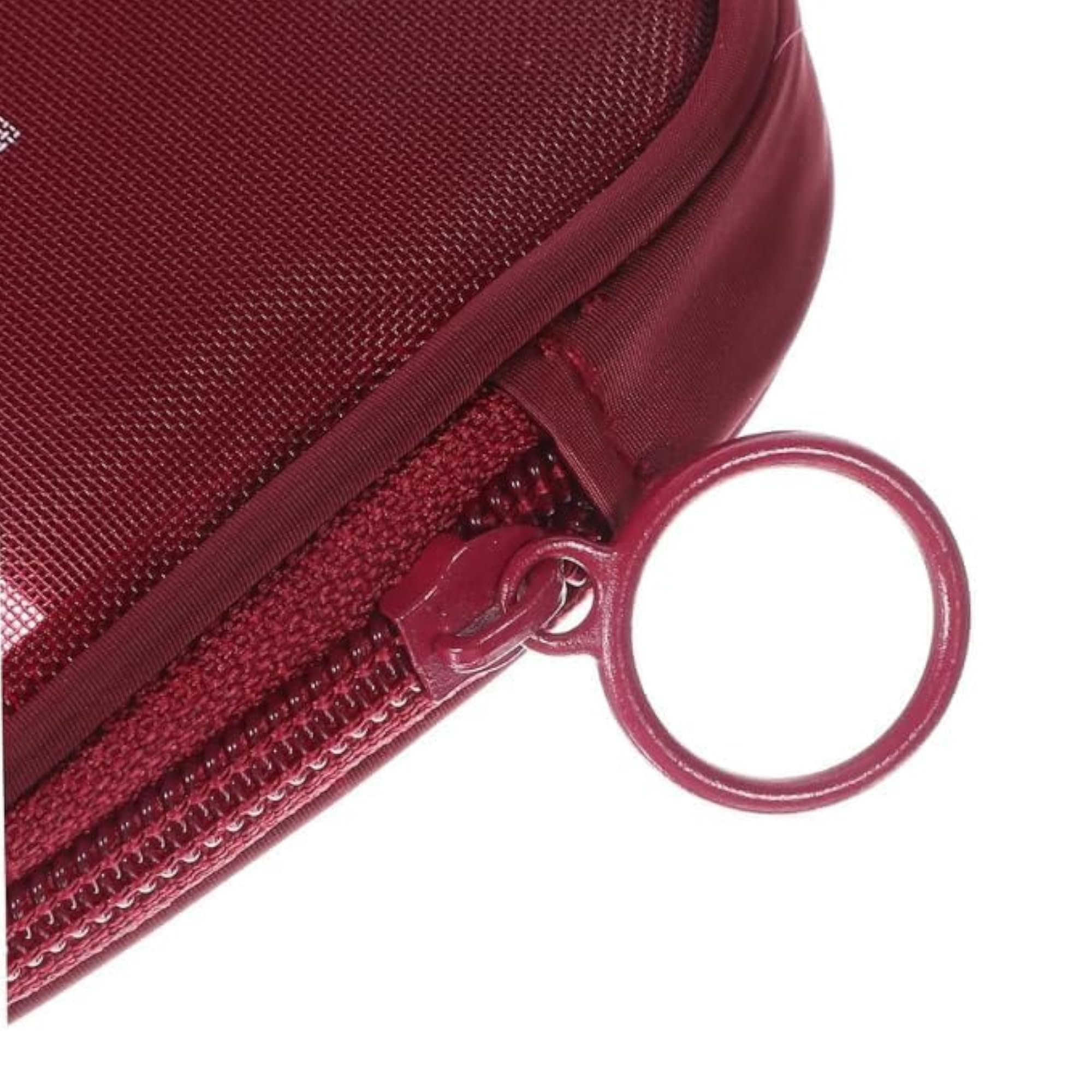 Mini Zipper Mesh Cosmetic Pouch, Portable Makeup Organizer